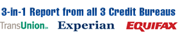 3 in 1 credit bureau report
